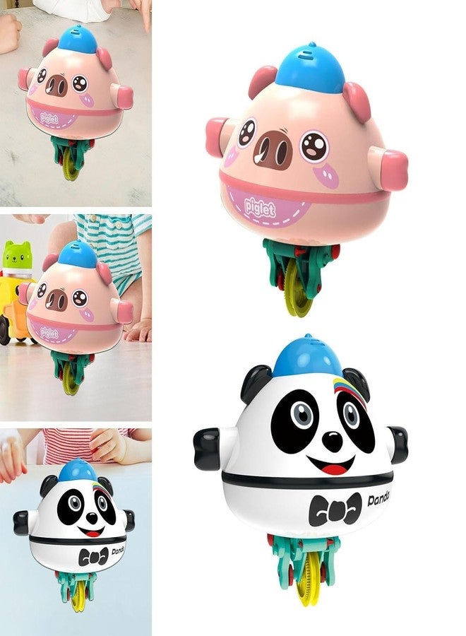 AASMUDRAT Robot Balance Walking Wire Animal Toy Cute Balanced Animal Toy for Gift Kids Pink Piggy Developmental Baby Toys Toys for Baby - Image 5